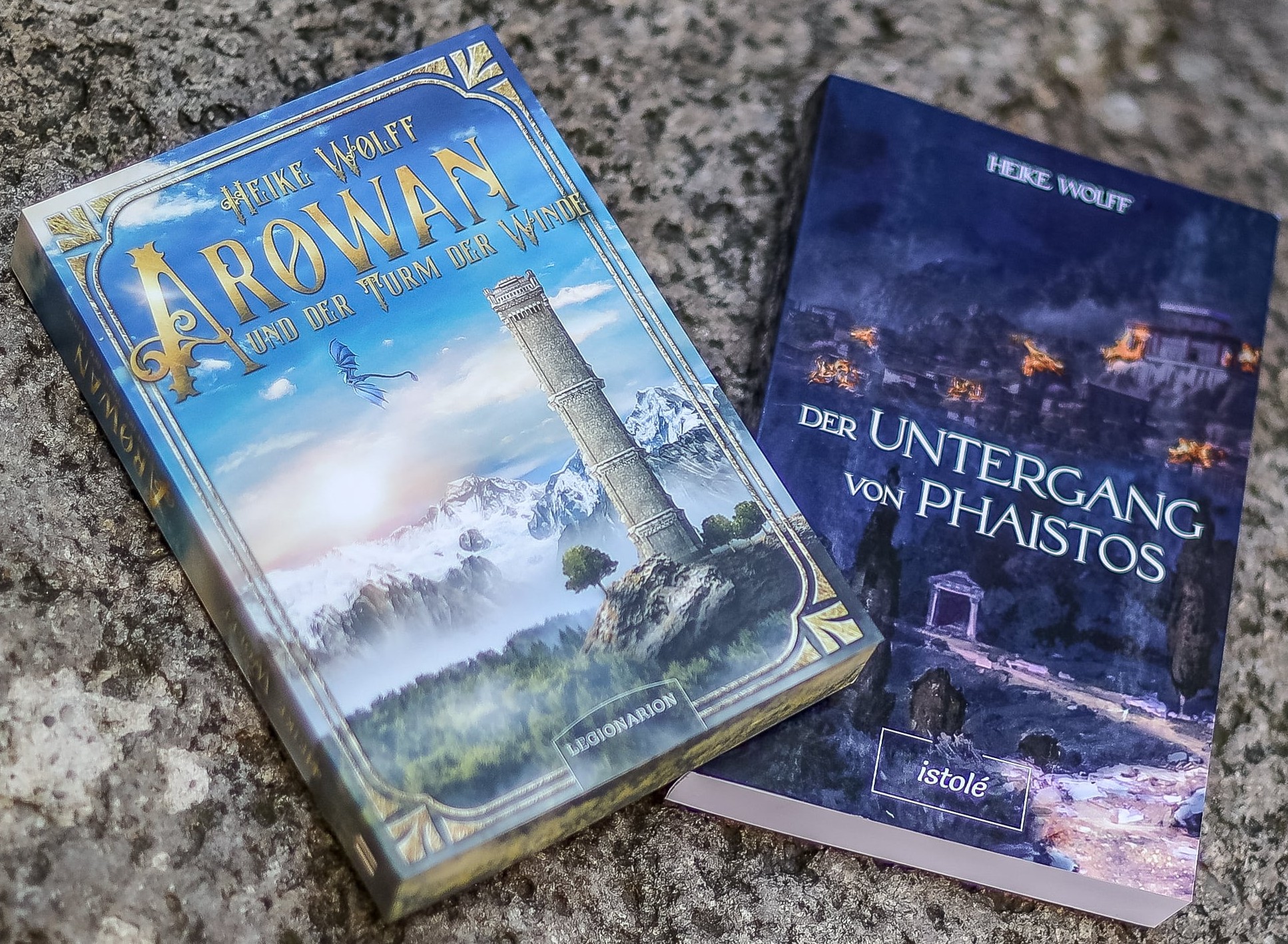 Bücher Arowan und Der Untergang von Phaistos von der Autorin Heike Wolff