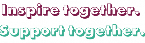 Inspire together. Support together-www.kreativstattmuskelprotz.com Here read you: Inspire together. Support together